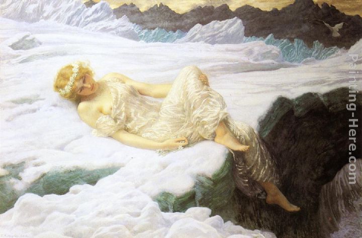 Heart of Snow painting - Edward Hughes Heart of Snow art painting